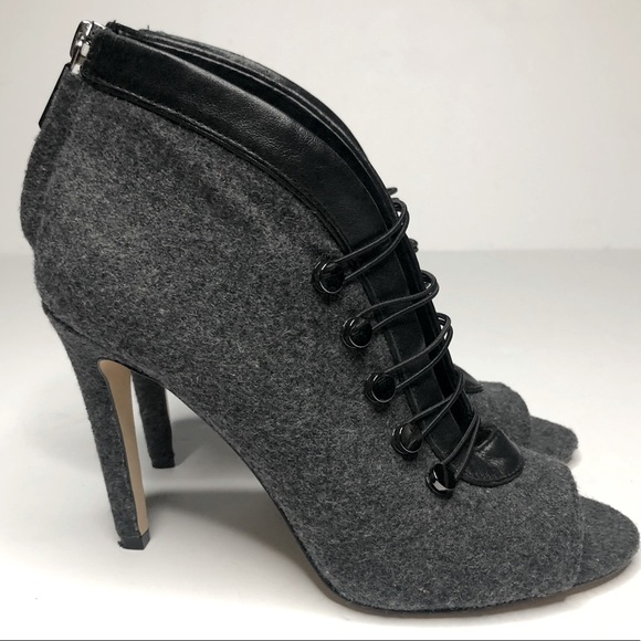 Karl Lagerfeld Shoes - 🔥 Karl Lagerfeld Grey Lori High Heel Bootie Sz 6.5